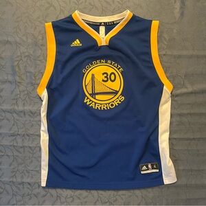Adidas Golden State Warriors Steph Curry NBA 30 Jersey Youth XL